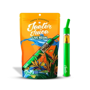 Birds of Paradise Live Resin Disposable Straw