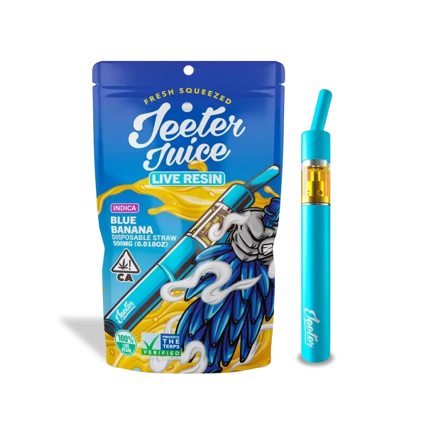 Blue Banana Jeeter Juice Live Resin Disposable Straw
