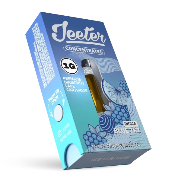 Blue ZKZ Jeeter Juice Premium Diamonds Vape Cartridge