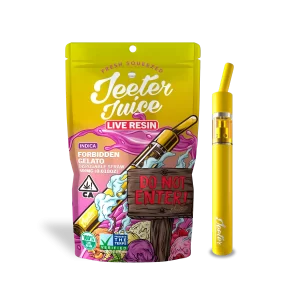 Forbidden Gelato Jeeter Juice Live Resin Disposable Straw