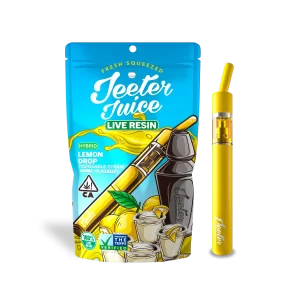Lemon Drop Jeeter Juice Live Resin Disposable Straw