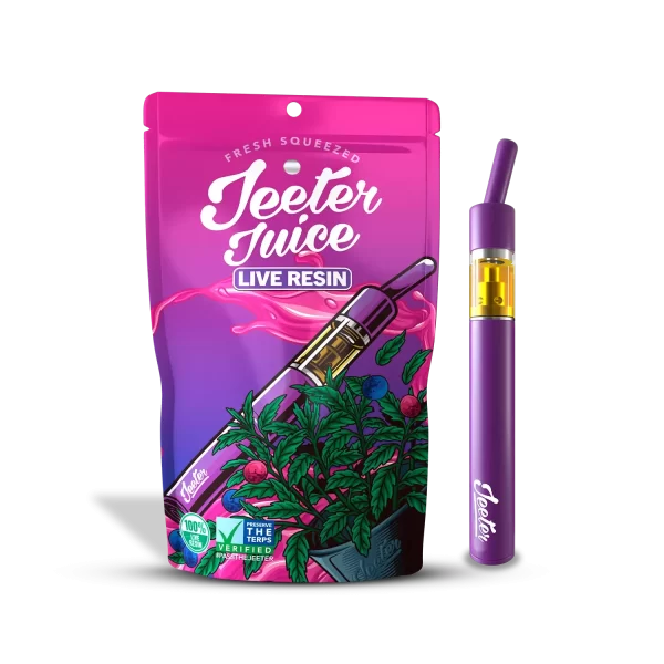 Purple Passion Live Resin Disposable Straw